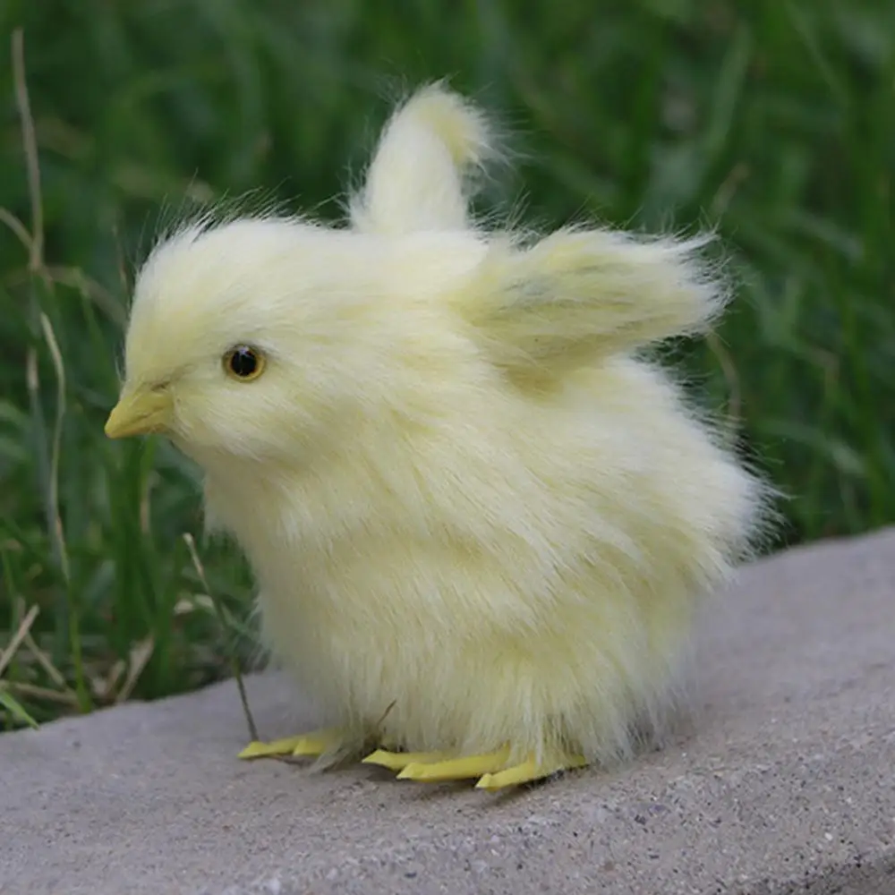 Имитация плюшевый цыпленок игрушка животное кукла Дети обучающая статическая