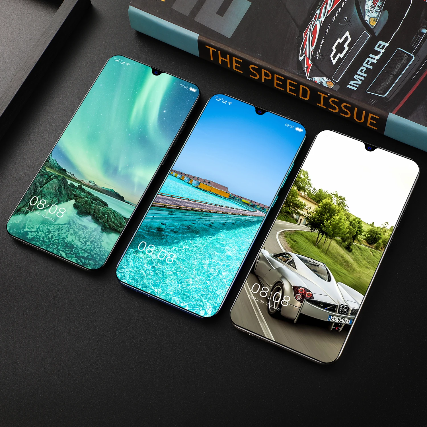 

S60 PRO Smartphone 7.1 inch Android 10.0 HD+ Waterdrop Screen Deca Core Bluetooth Wifi Dual Sim Cards 4G 5G Mobile Phone