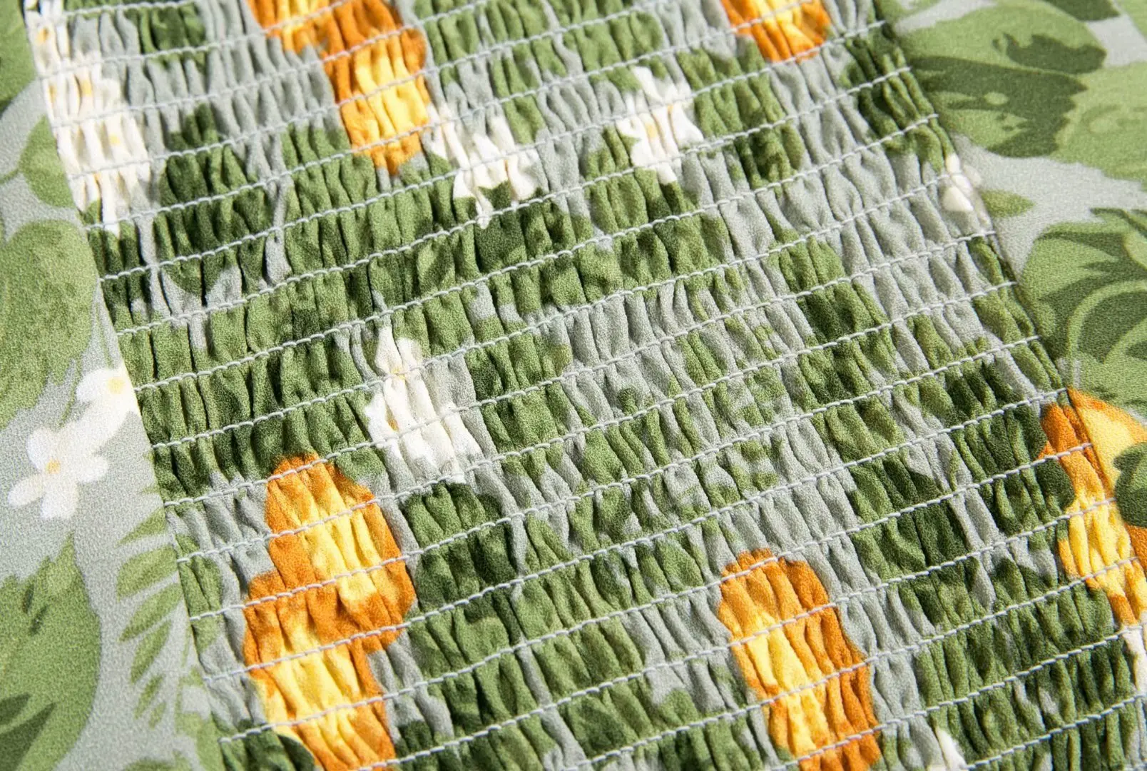 Магазин 2024 зеленый тонкий Топ траф с желтым лимонным принтом эластичная майка