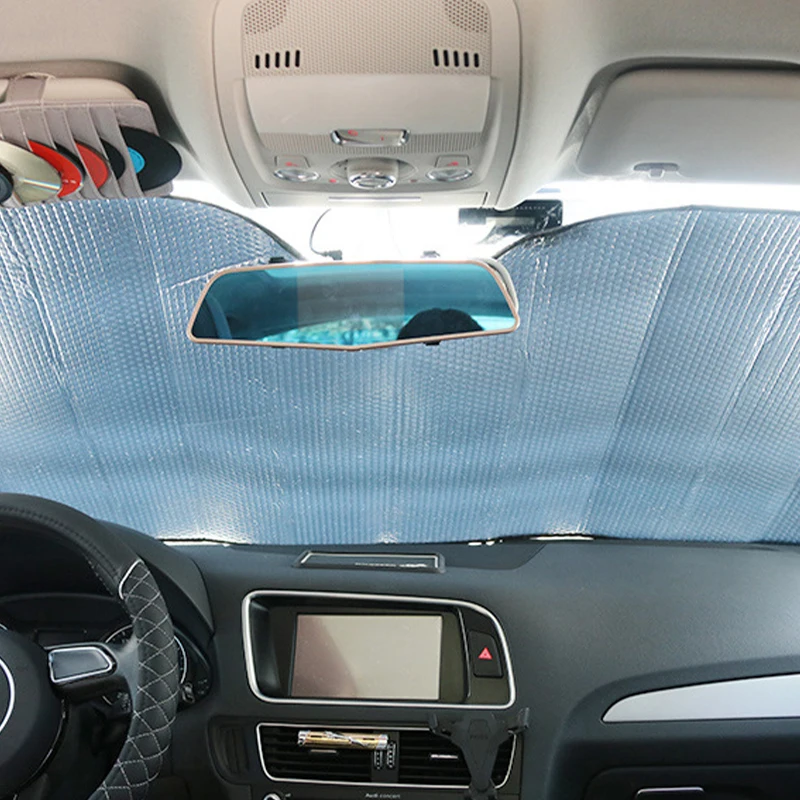 

Car Sunshade Front Rear Window Curtain Shade Sun Protector Windshield Visor Cover Foldable Baby Car Retractable UV Protection