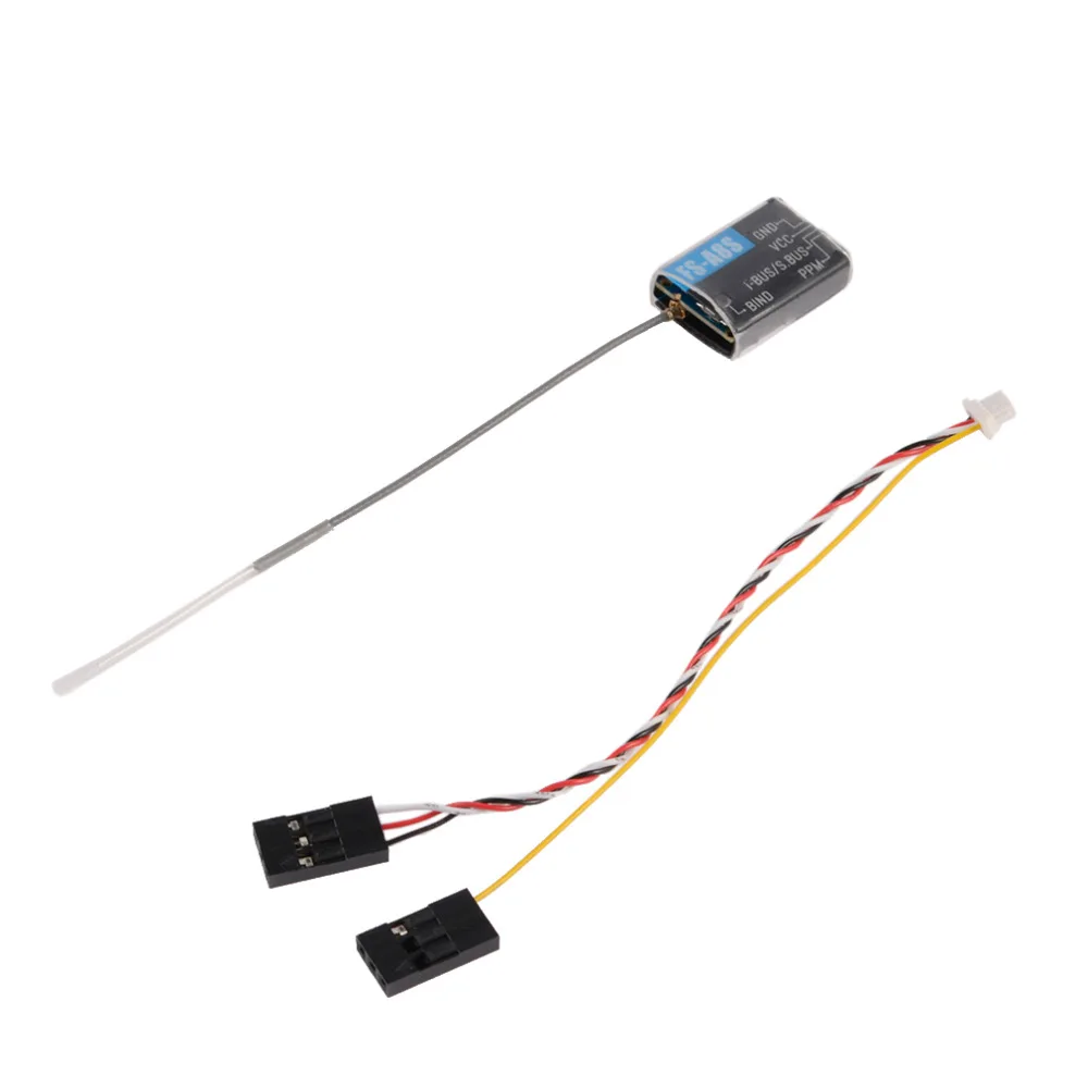 Оригинальный мини-приемник Flysky FS-A8S 2 4G 8CH с PPM i-BUS SBUS выход для радиоуправляемого