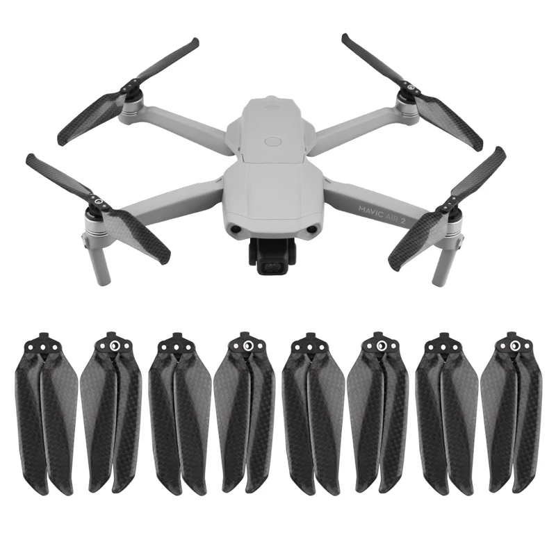 Пропеллеры Mavic Air 2 7238F с низким уровнем шума карбоновые пропеллеры складные
