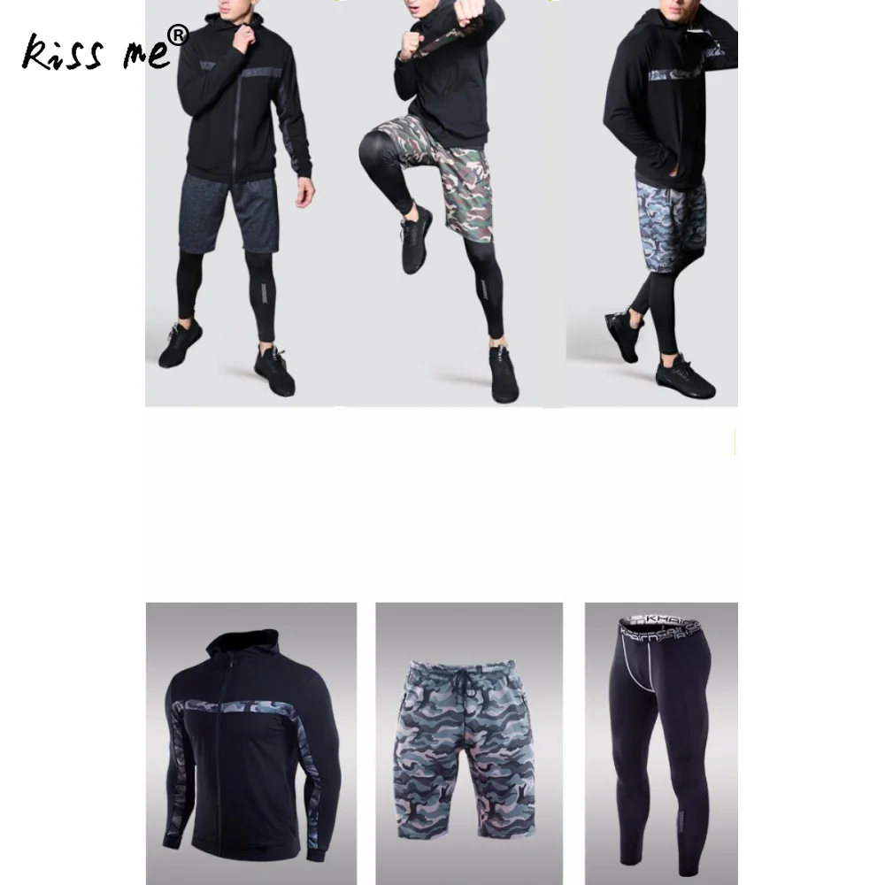 Цельный Спортивный Комплект из трех предметов для тренировок леггинсы спортзала