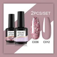 rosalind gel nail polish set 15ml hybrid varnishes primer semi permanent design top base for nails art manicure gel polish