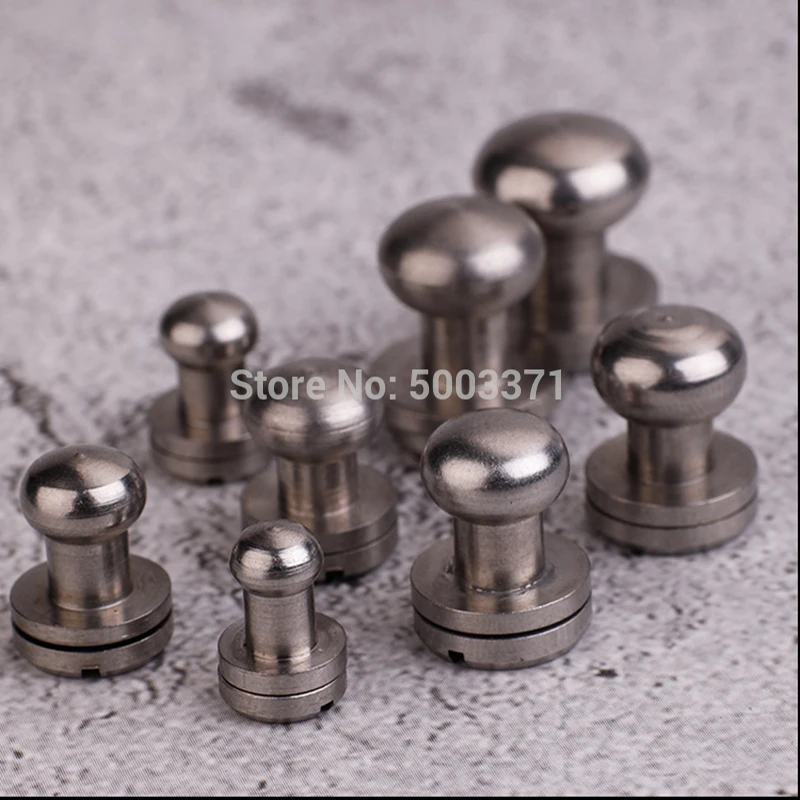 1 шт. Нержавеющая сталь ремень заклепки кошелек сумка винтовой держатель для