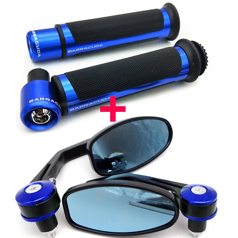 

For HONDA CR 250 CBR F4 AFRICA TWIN CRF1000L REBEL 250 CR 125 DAX CB1300 XR400 CBF 1000 7/8''22MM Motorcycle Grip End Bar Mirror