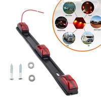 truck trailer tail light bar boats rear brake lamp replacement red 3 lights 9 led clearance light bar for night safety driving