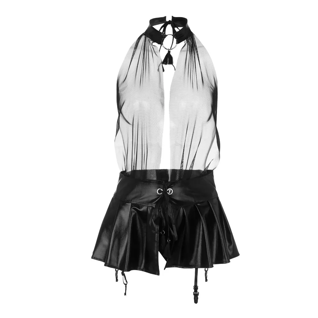 

Porno Teddy Women Erotic Lingerie Sexy Babydoll Underwear Cosplay Sexy Costumes See Through Erotic Sleepwear Dress Lace Lenceria