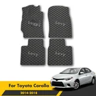 Автомобильные коврики для Toyota Corolla 2018 2017 2016 2015 2014, аксессуары для интерьера, коврики, Чехлы, водонепроницаемые коврики