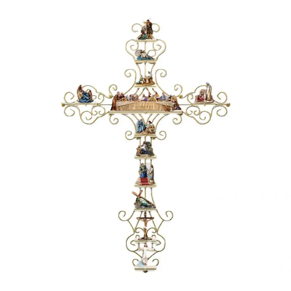 

Unique Wall Sticker Durable Long Lasting PVC Exquisite Jesus Pattern Glass Sticker Glass Sticker Window Sticker