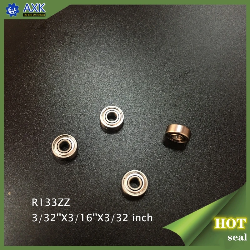 R133zz подшипник ABEC-1(100 шт) 2,38*4,762*2,38 мм Глубокий паз R133zz шарикоподшипники 3/3" x 3/16" x 3/3" дюймов