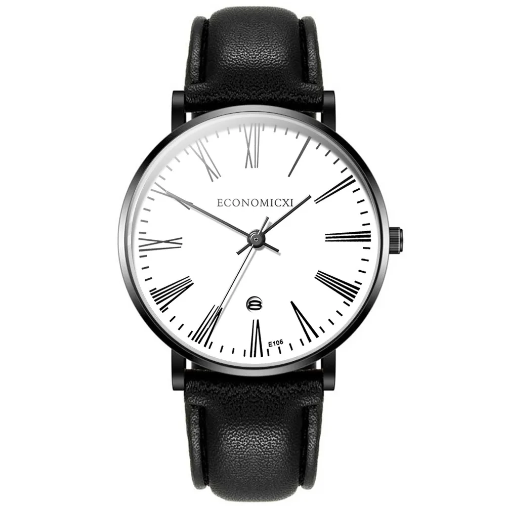 

2021 Hot Sale Men's Luxury SportsSports Watch Analog Sport Leather Busine Quartz Mens Wristwatch New Arrival