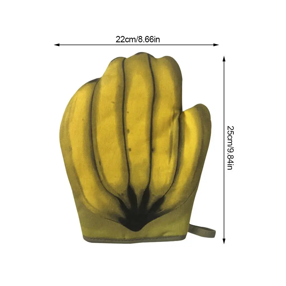 1 шт. Нескользящие хлопковые перчатки для духовки кухонные приготовления пищи