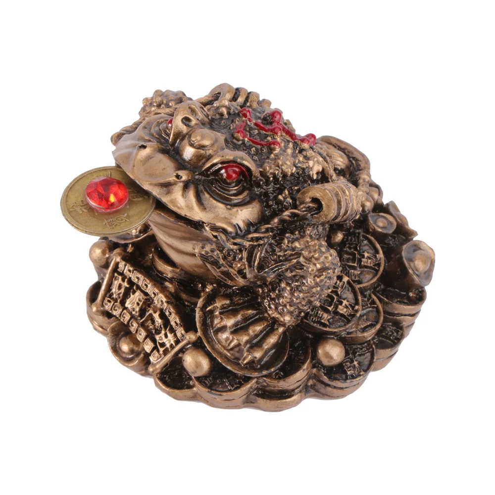 Китайская жаба фигурки животных креативные фэн шуй деньги богатство поделки