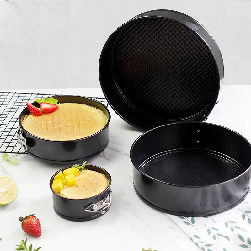 

4 \"7\" 9 \"10\" 4 Piece Cake Pan With Non-stick Coating Cake Pan With Movable Lock Mould