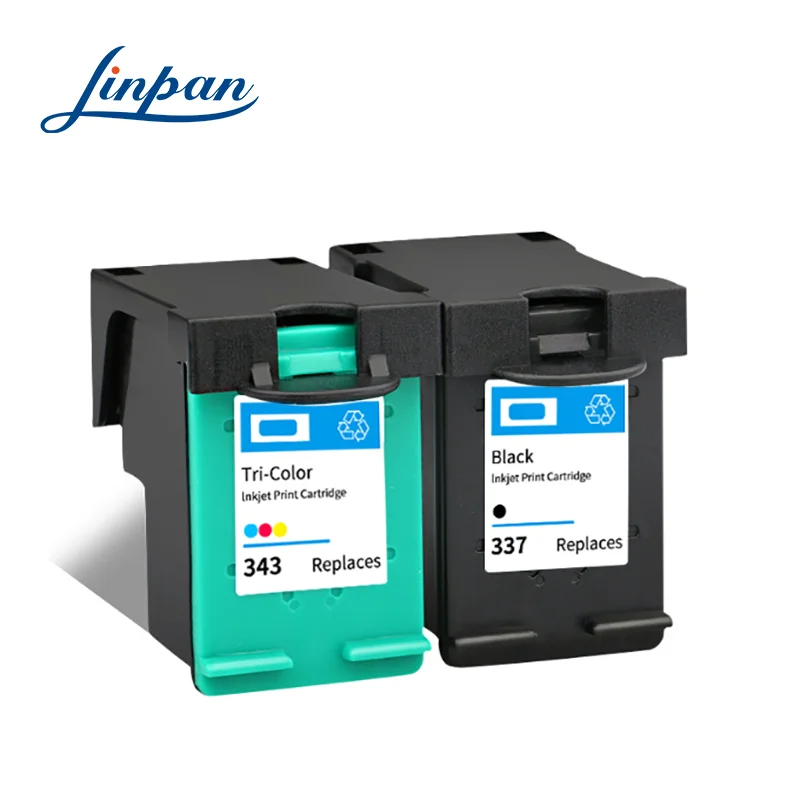 

343 337 Remanufactured Ink Cartridge Replacement for HP 337 343 for HP Photosmart 2575 8050 C4180 D5160 Deskjet 6940 D4160