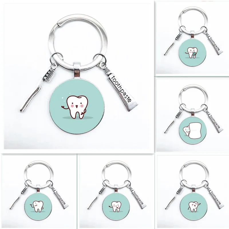 

Tooth design personalized key ring key ring, stylish car key chain wallet key ring, men and women key chain with pendant