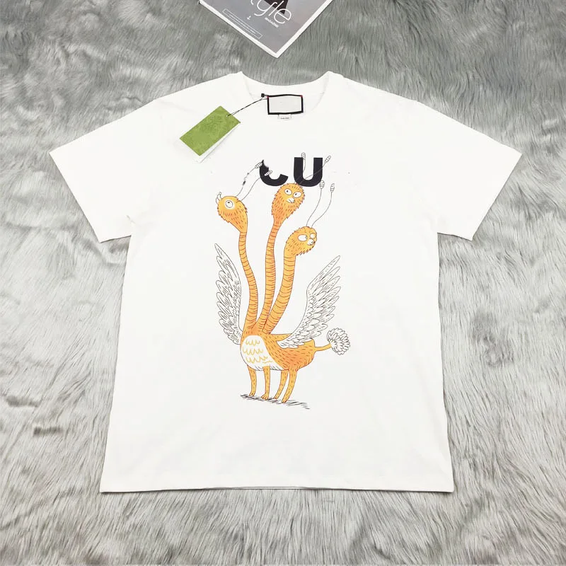 

New Summer Brand T-shirt Fashion Luxury Design 1:1 High Quality Letter Printing Cotton Short Sleeve Casual T-shirt Unisex Tees