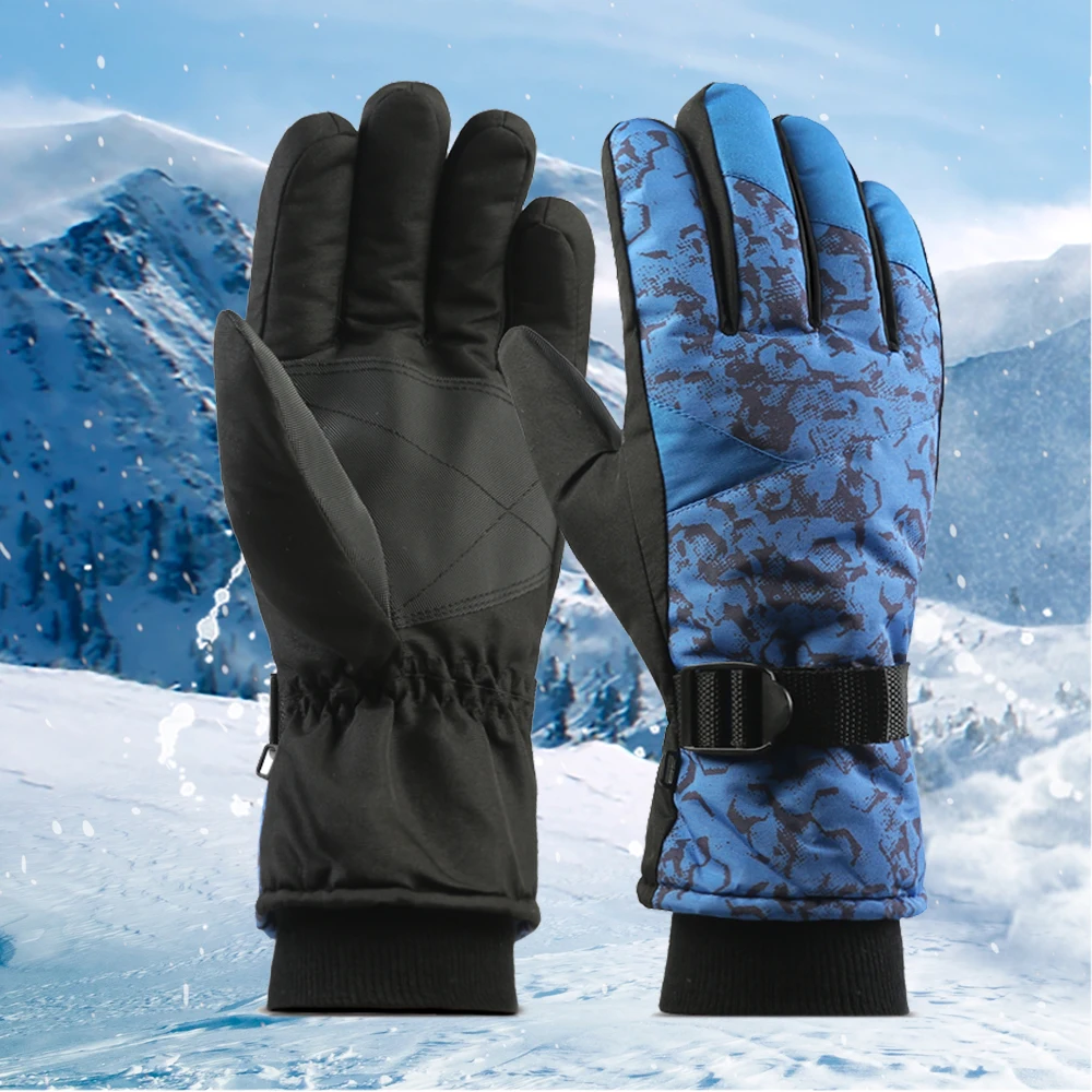 Термальные перчатки для велоспорта лыжные мужчин и женщин зимние флисовые
