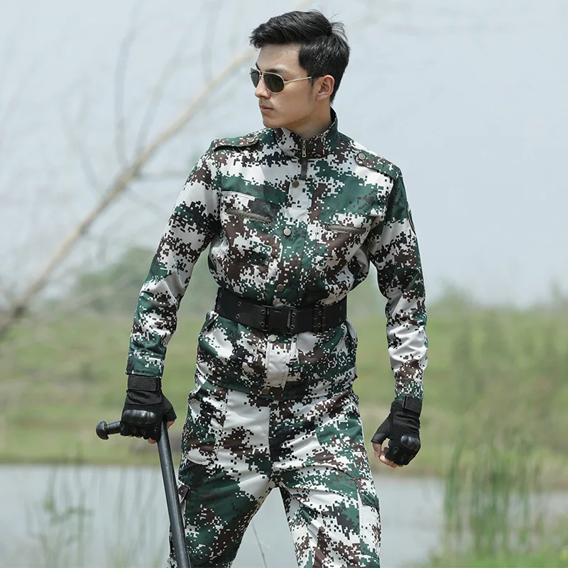 Новый мужской Камуфляжный армейский Военный UniformTactical боевой костюм Airsoft War Game CS