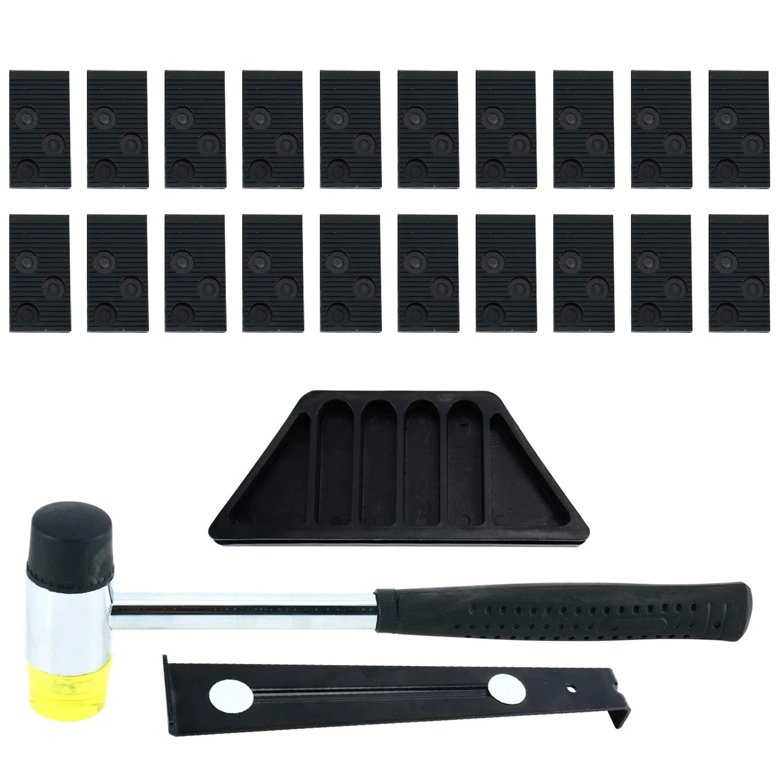 Набор ручных инструментов для домашнего монтажа деревянного пола 20 прокладок из