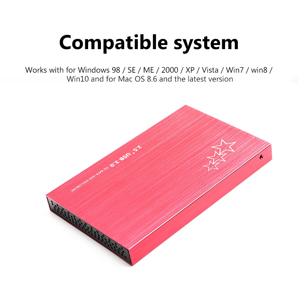 Портативный внешний жесткий диск 500G/1T/2T с USB 3 0 для пк|Внешние жесткие диски| |