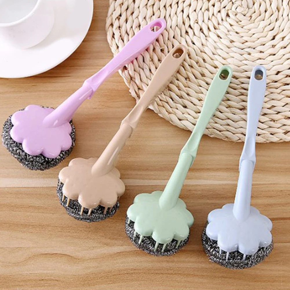 Новинка горячая Распродажа Шариковая щетка из нержавеющей стали с длинной