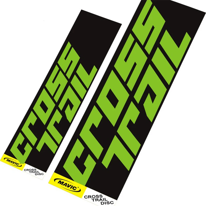 

2018 New Outdoor Mountain Bike Hub Stickers for Bike Crosstrail 1 Pair Bike Sticker Road Bicycle Decal Bike Hub Stickers