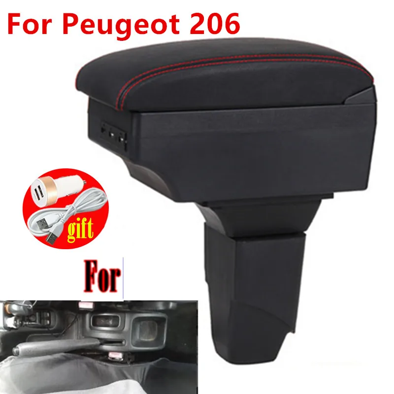 Подлокотник для PEUGEOT 206 внутренние детали автомобильный подлокотник