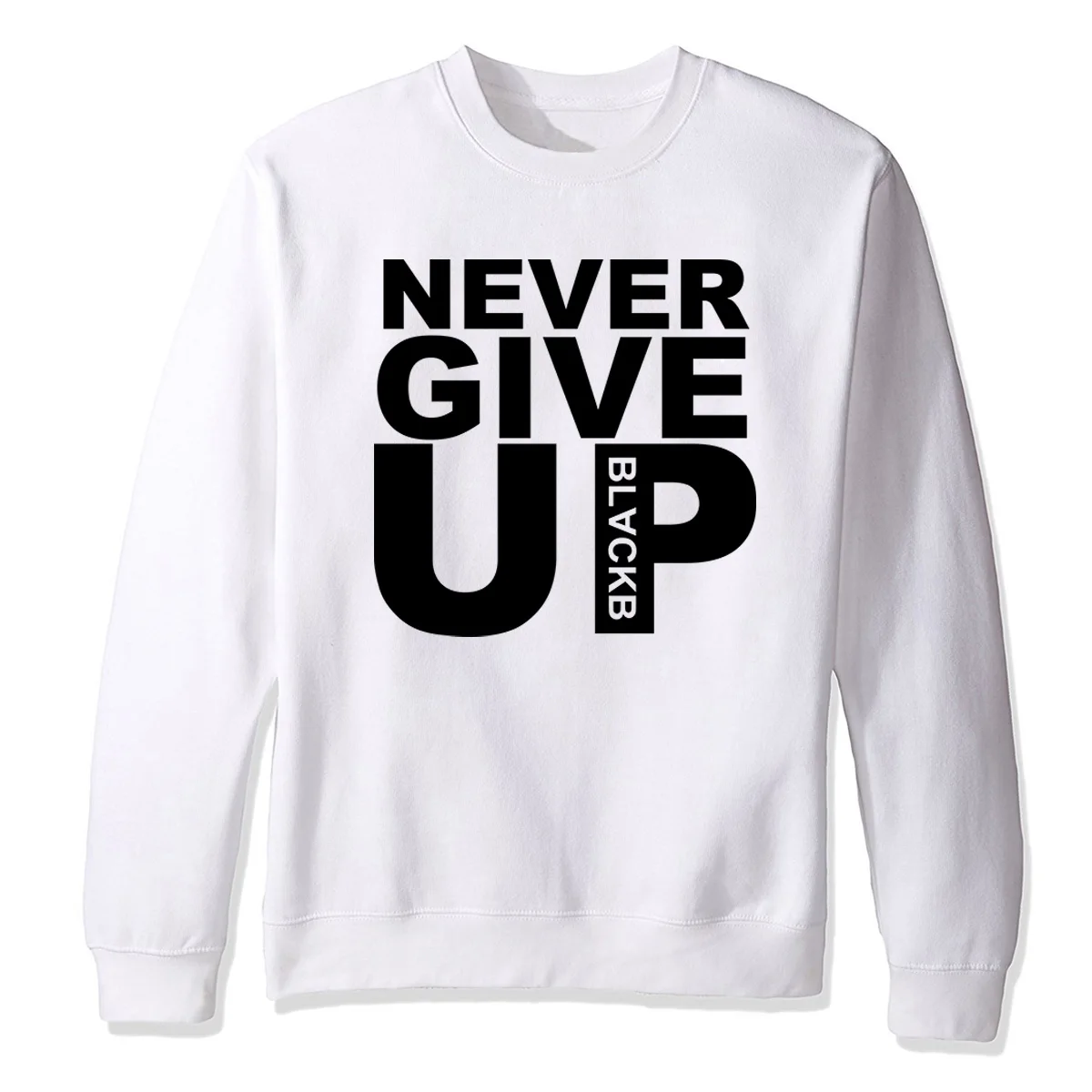 

Never Give Up Print Hoodie 2019 Autumn New Men's Fashion Hoodies Man Hip Hop Sweatshirts Tops Harajuku Sportwear Male Pullover