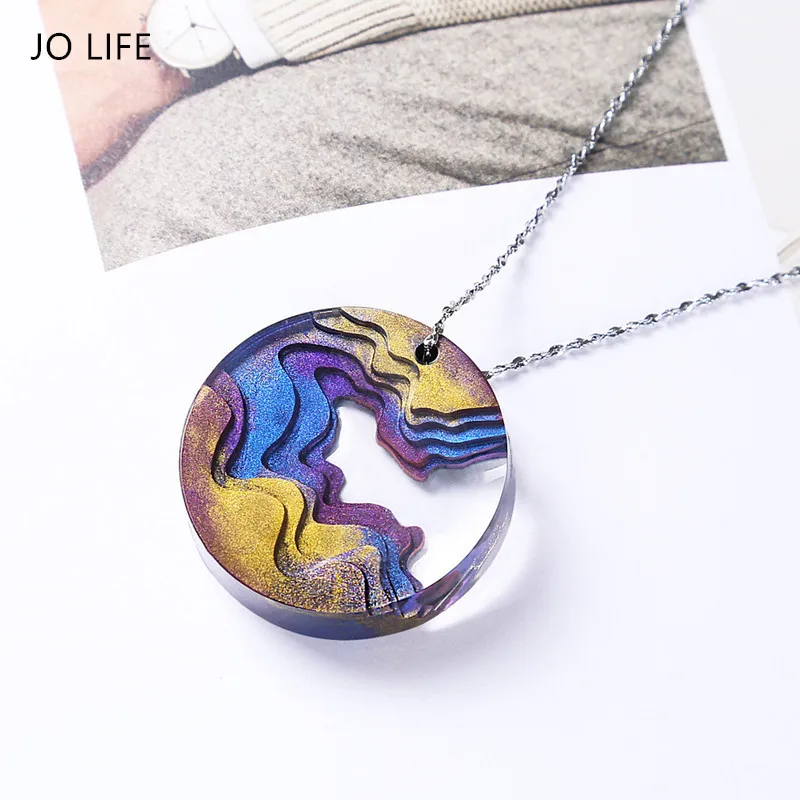 Женское Ожерелье с эпоксидной смолой | Дом и сад