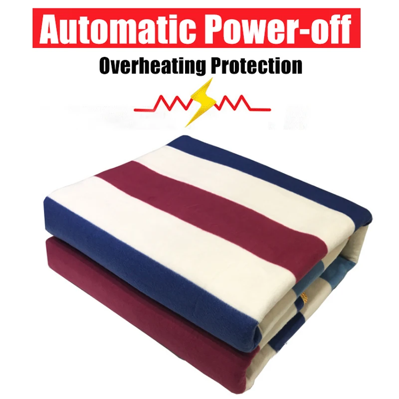 6 размер электрическое одеяло два сиденья 220 В моющийся термостат с регулируемой