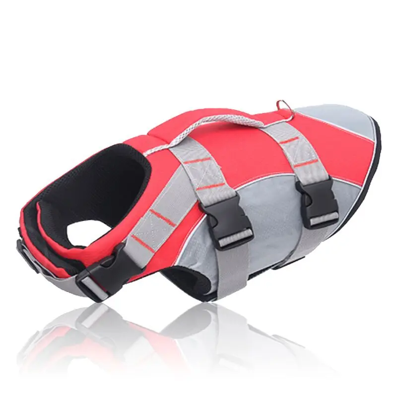 

Dog Lifejacket Reflective Dog Life Jacket Vest Life Preserver Swimsuit with Rescue Handle for Large Medium Small Dogs