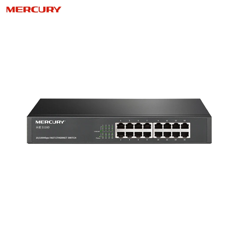 MERCURY S124D 24 Port 10/100M 3 2 Гбит/с автоматический MDI/MDI X полу/ полный DuplexFast Enternet сетевой