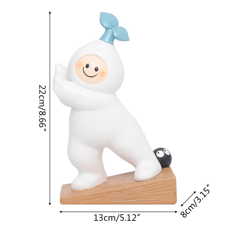

2021 New Cute Cartoon Radish Door Stopper Resin Safety Finger Guard Protector Bookend