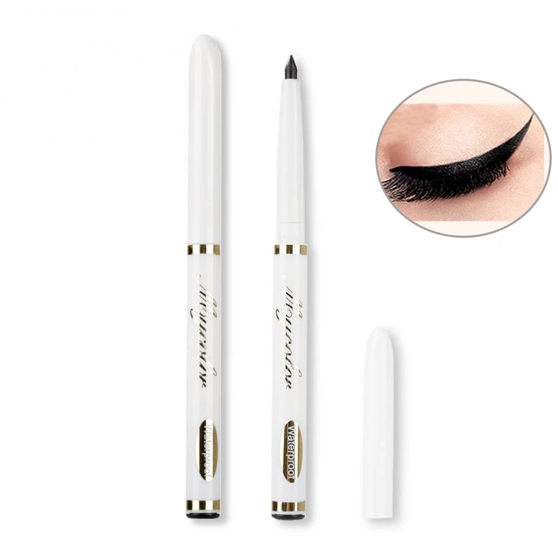 Черная жидкая Водонепроницаемая подводка для глаз карандаш макияж Красота