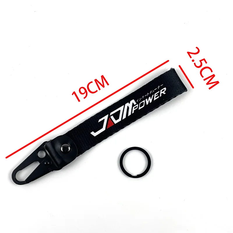 Новейший высококачественный автомобильный брелок-ключница JDM OSAKA KANJO PERFORMANCE MOMO с вышивкой из нейлона и плетением, аксессуары для автомобилей и мотоциклов.