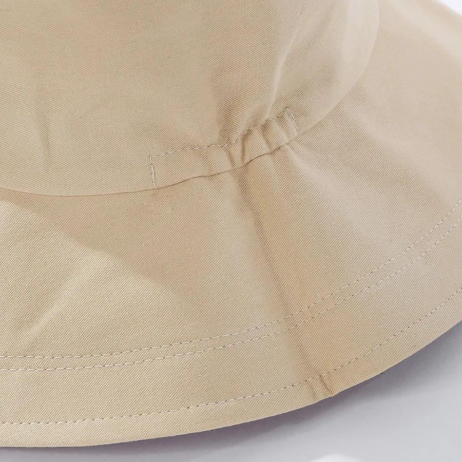 Панама USPOP Женская однотонная с широкими полями хлопковая шляпа от солнца