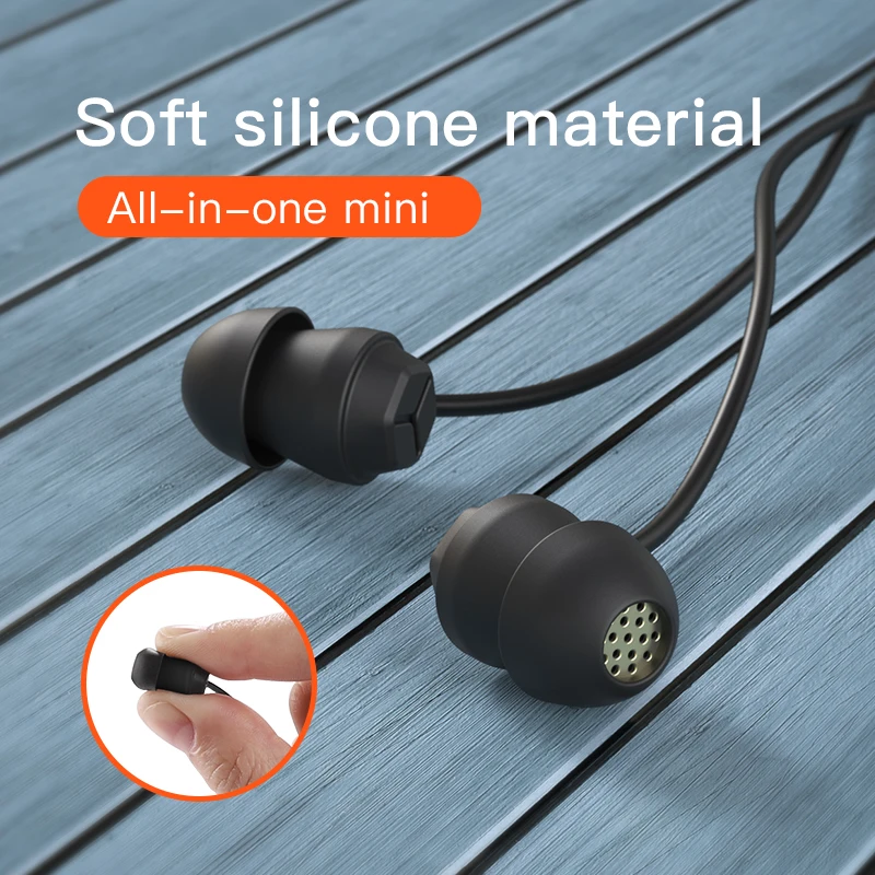 Сон наушники вкладыши гарнитура Шум шумоподавления спальный Наушники Hi Fi 3 5 мм