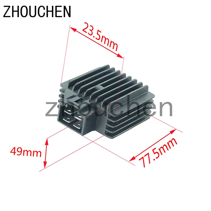 New High Performance 4 Pin ATV Rectifier Regulator Voltage Fit For 50cc-125cc Engines Moped Dirt Bike DQ-121 | Автомобили и