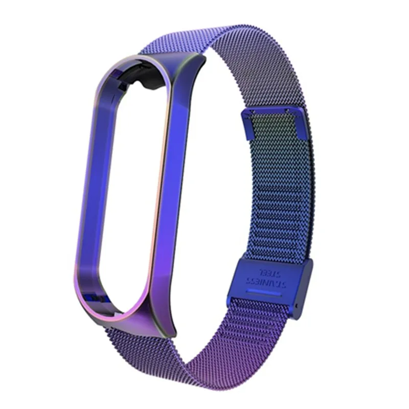 

Milanese Magnetic Clasp Smart Watch band For Xiao mi Band 5 Strap Compatible Metal Bracelet Replacement Watchband Mi band 4 3 5