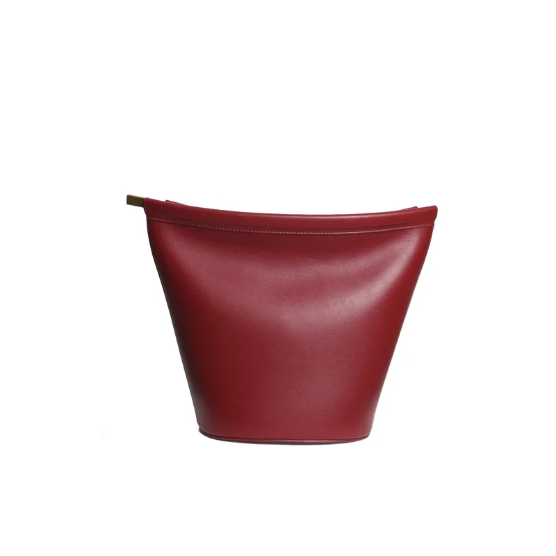 2019 осенне-зимние уличные стильные изогнутые Клипсы из телячьей кожи Наплечные