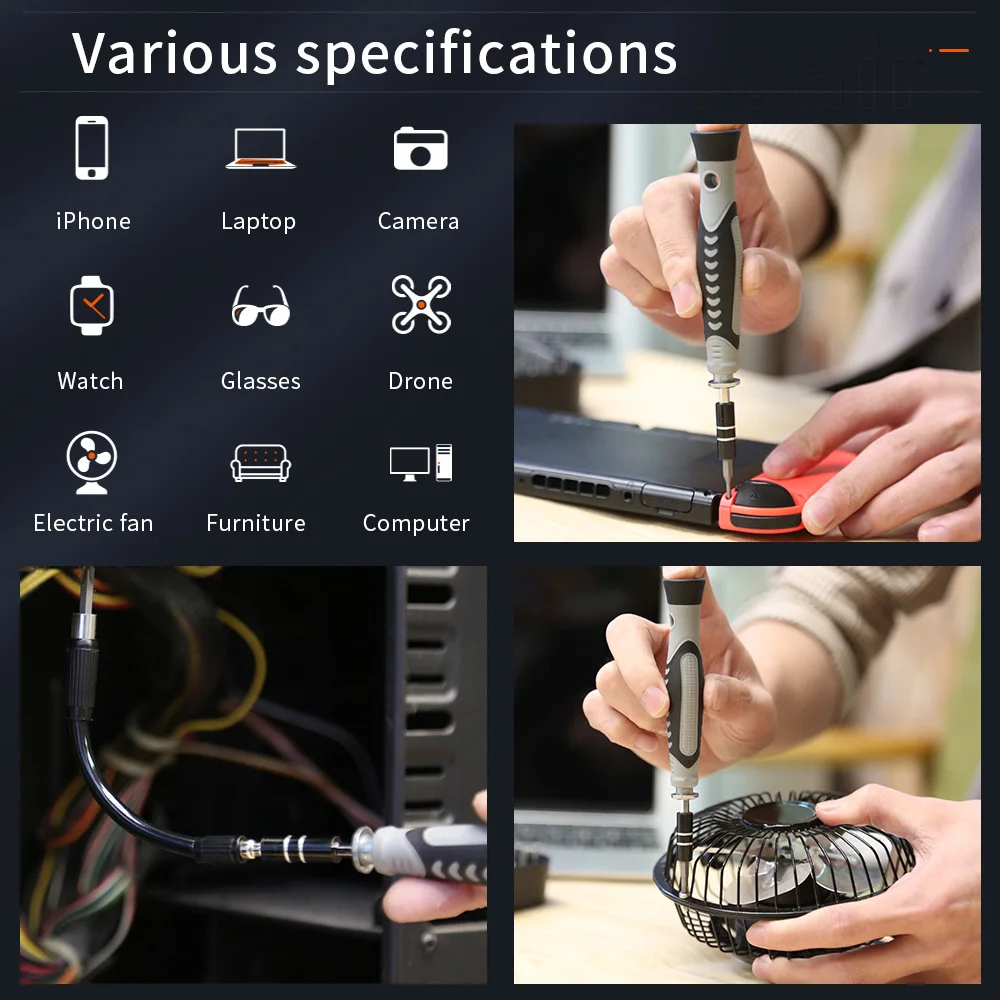

130in 1 Set Magnetic Torx Screwdriver Multi Tool Kit Mobile Phone Repair Electronic Device Hand Tool