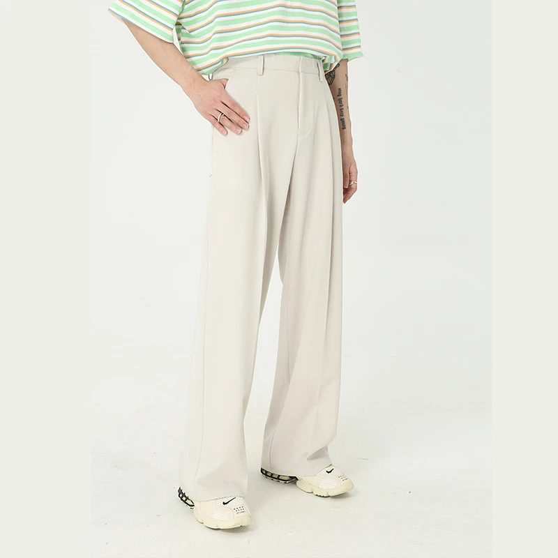 Мужская одежда IEFB Новинка Весна 2022 Костюмные брюки для мужчин трендовые