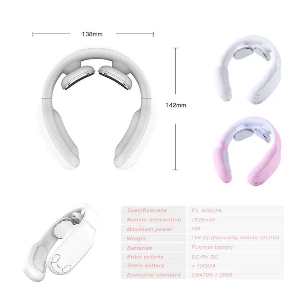 

Neck Massager Electric Neck Massage Pain Relief Tool Health Care Relaxation Cervical Vertebra Physiotherapy