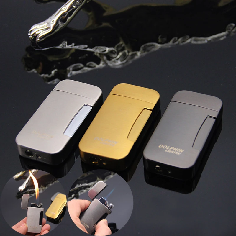 Зажигалка Free Fire металлическая портативная турбо зажигалка Бутановая для сигарет