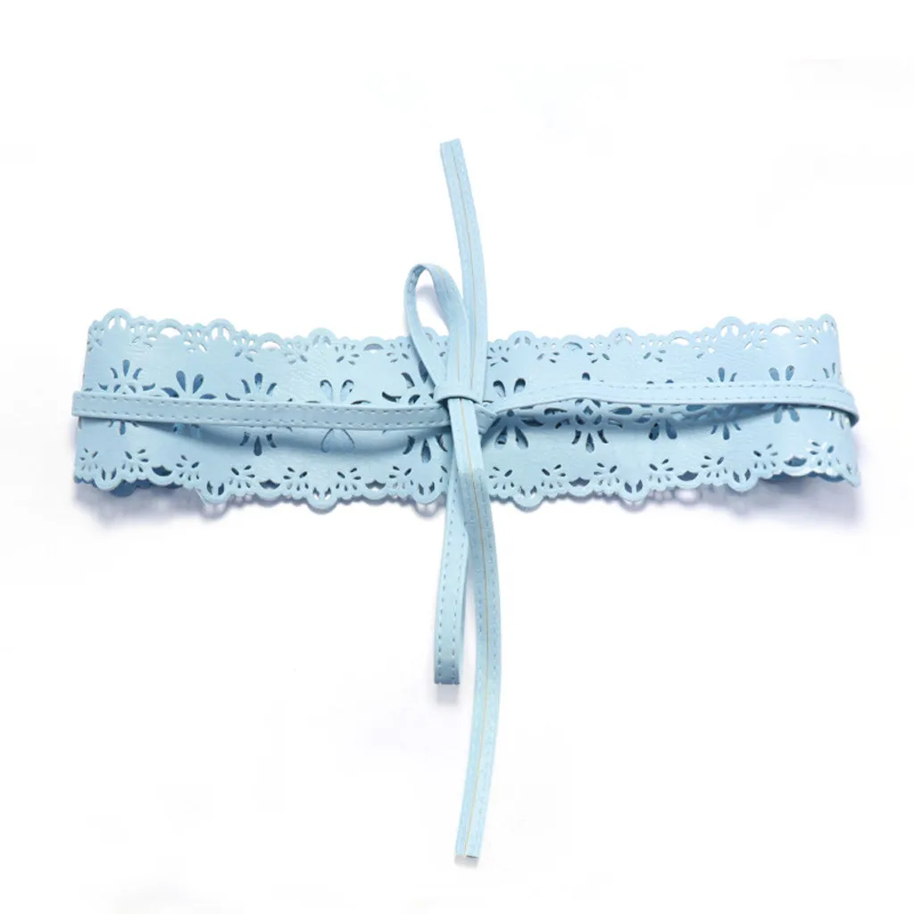 Ремни для женщин модные женские винтажные кожаные ремни с бантом мягкие