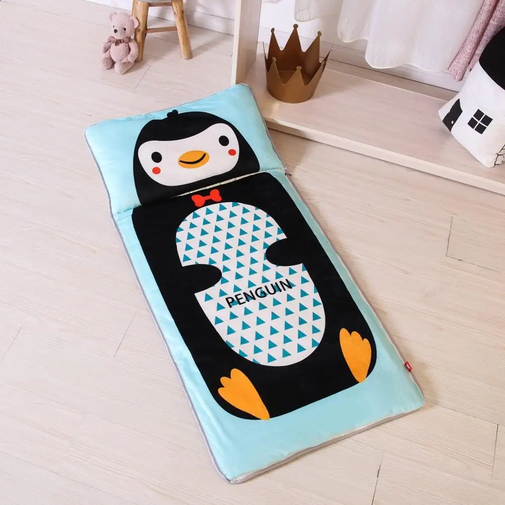 

Home robot baby sleeping bag 100% Cotton + fleece Boy Girl Child fleabag cartoon fox bear mothercare kids body cover 75*155 new