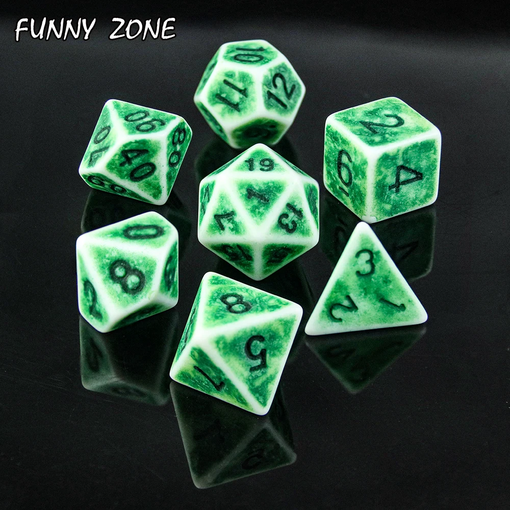 Новое поступление набор игральных костей с уникальным эффектом 7 шт./компл. +