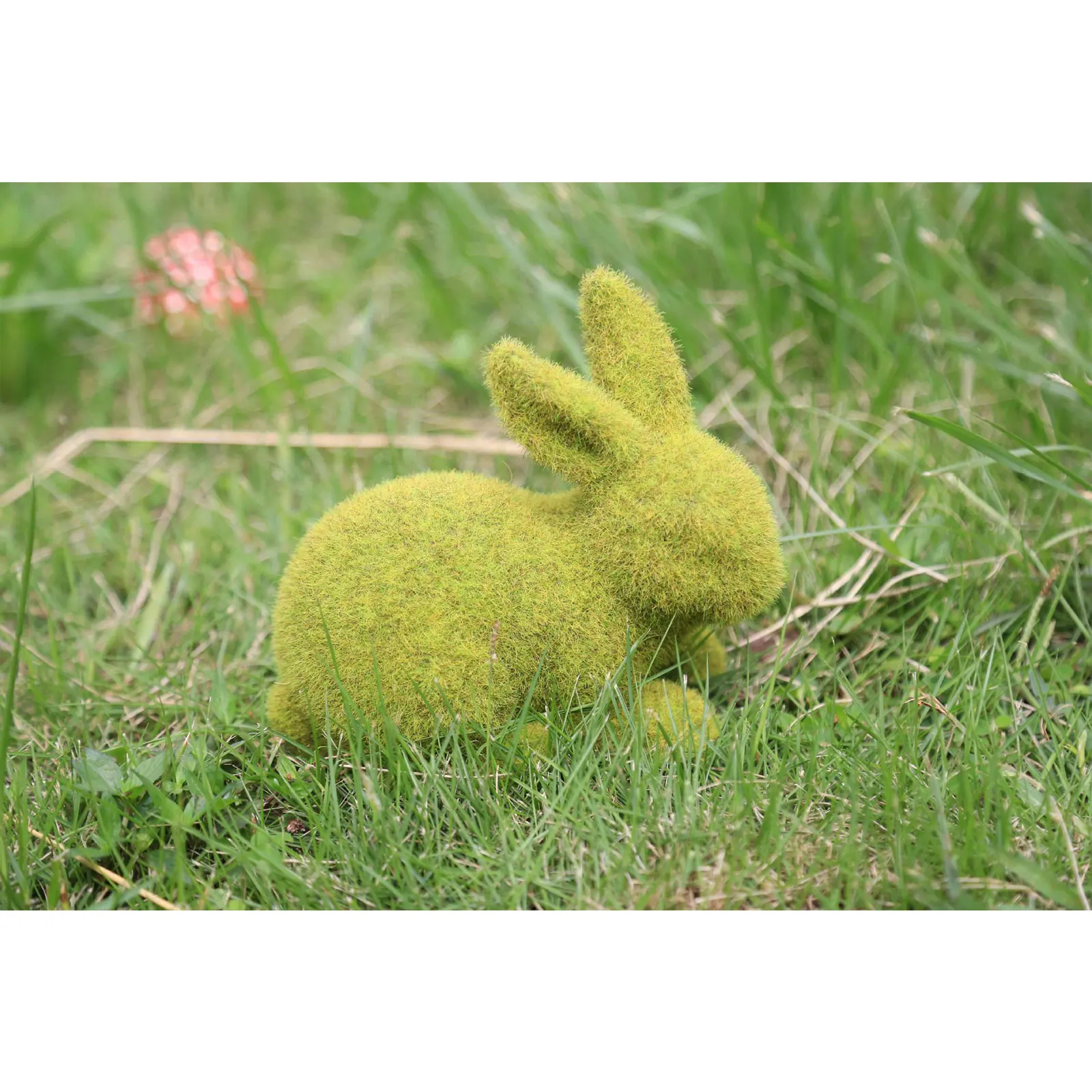 Милый Пасхальный пушистый кролик фигурка пасхального кролика Зеленые